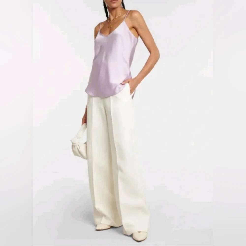 ❤️SPECIAL❤️NWT. POLO RALPH LAUREN Satin V-Neck Cami In Lavender - Picture 6 of 14